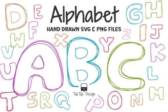 Alphabet Letter Outline, SVG PNG: A Graphic Design Asset Review