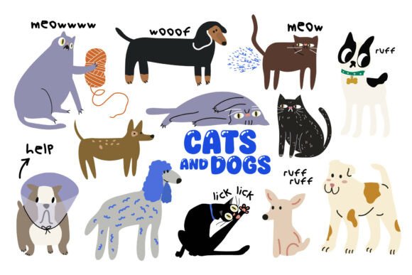 Cats and Dogs Clipart: A Designer's Real-World Review