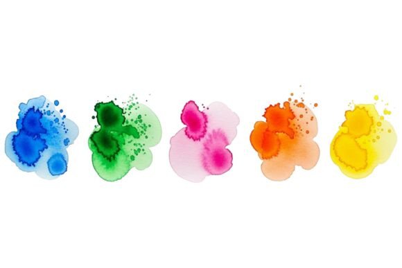Colorful Watercolor Splash Set Review