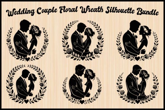 Romantic Wedding Couple Wreath Art Review