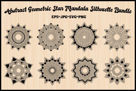 Star Shape Geometric Mandala Pattern Graphics Review