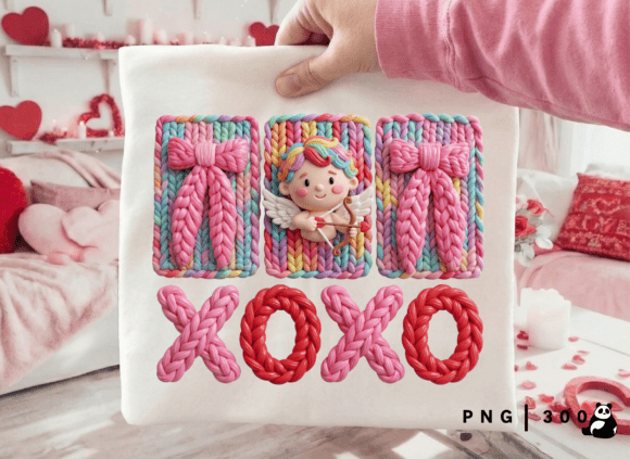 Valentine Faux Yarn Xoxo Cupid Png Review