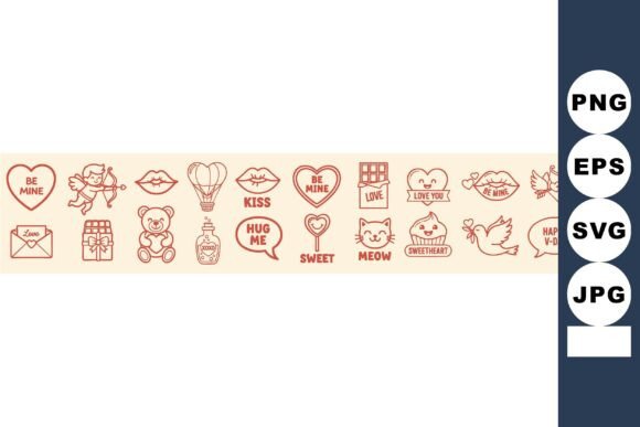 Valentines Day Vector Icons Set: Fresh Graphics and Illustrations