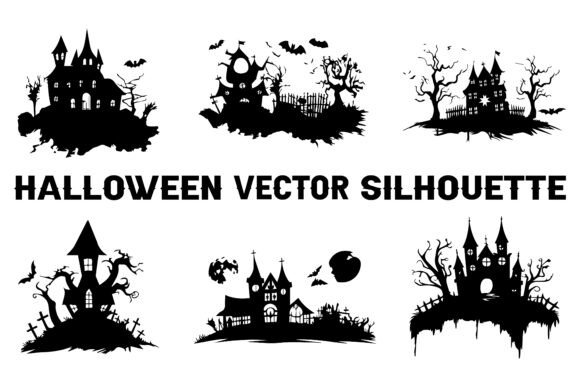 Witchy Spooky Vector Elements for Graphics and Illustrations
